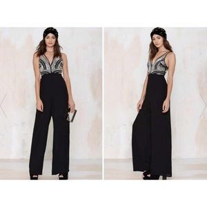 Nasty Gal Midnighter Embellished Jumpsuit
